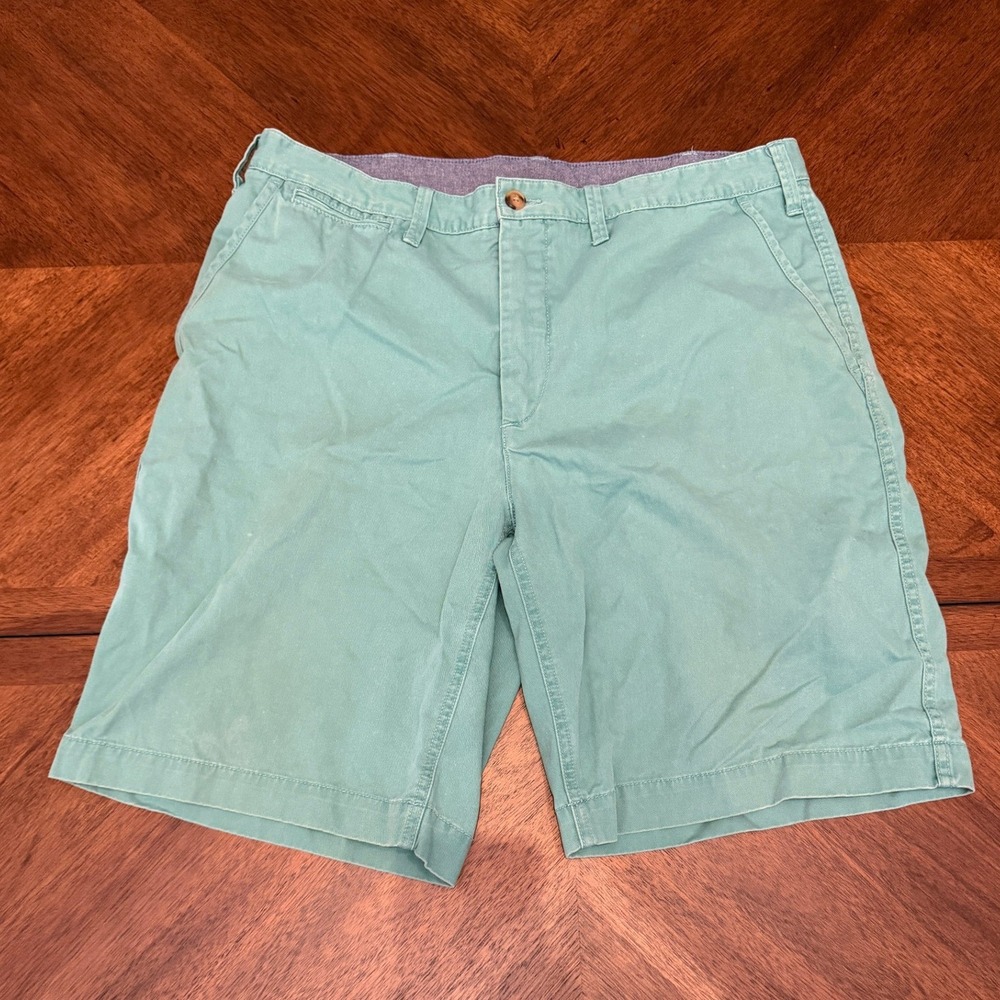 Polo Ralph Lauren Mens 36 Relaxed Fit Chino Shorts Seafoam Green Cotton Twill